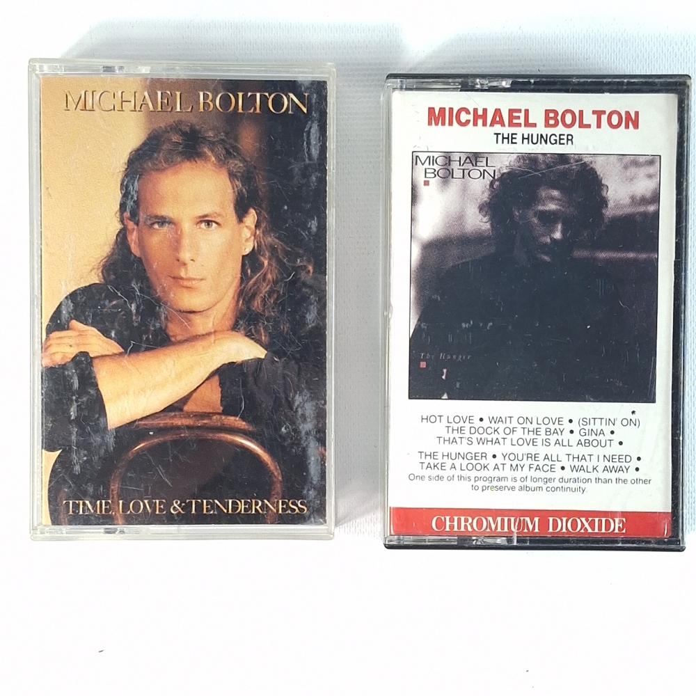 Michael Bolton Audio Cassette Tapes Lot 2